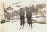 Bild: Thure & Harry på skidor